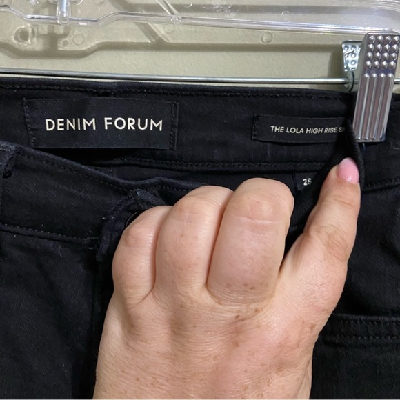 ARITZIA Denim Forum Sz 25 The Lola High Rise Skinny 30l - Picture 4 of 7